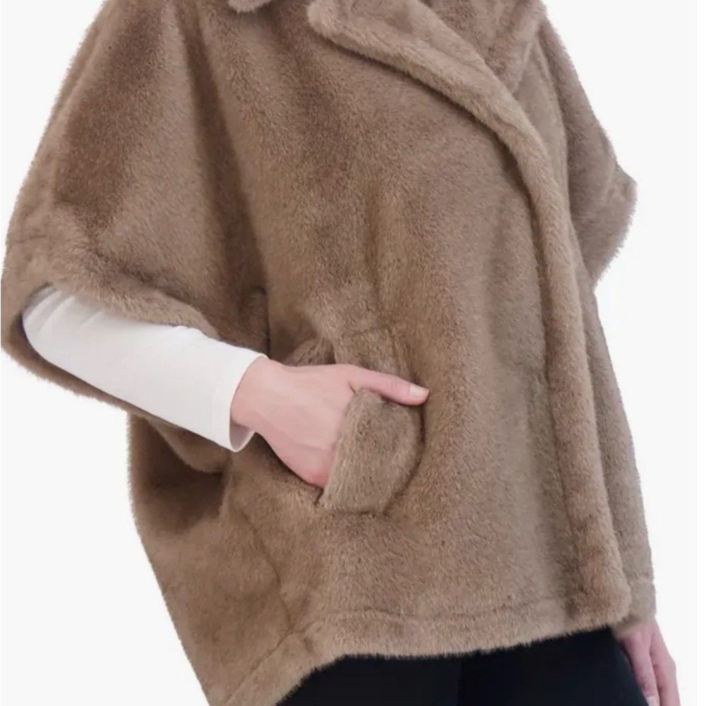 Rebecca Minkoff Tan Faux Fur Vest